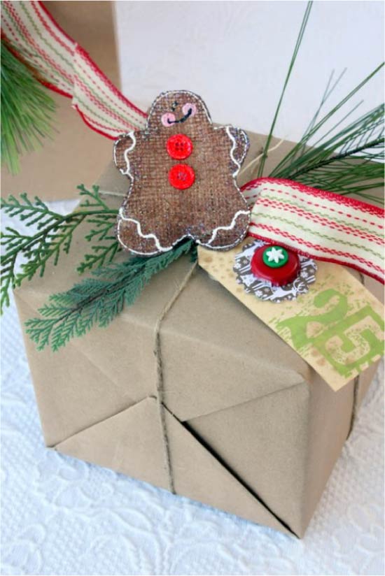 Cadeaulabels van de omslag