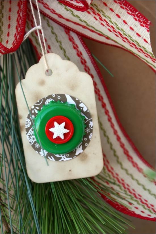 Cadeaulabels van de omslag