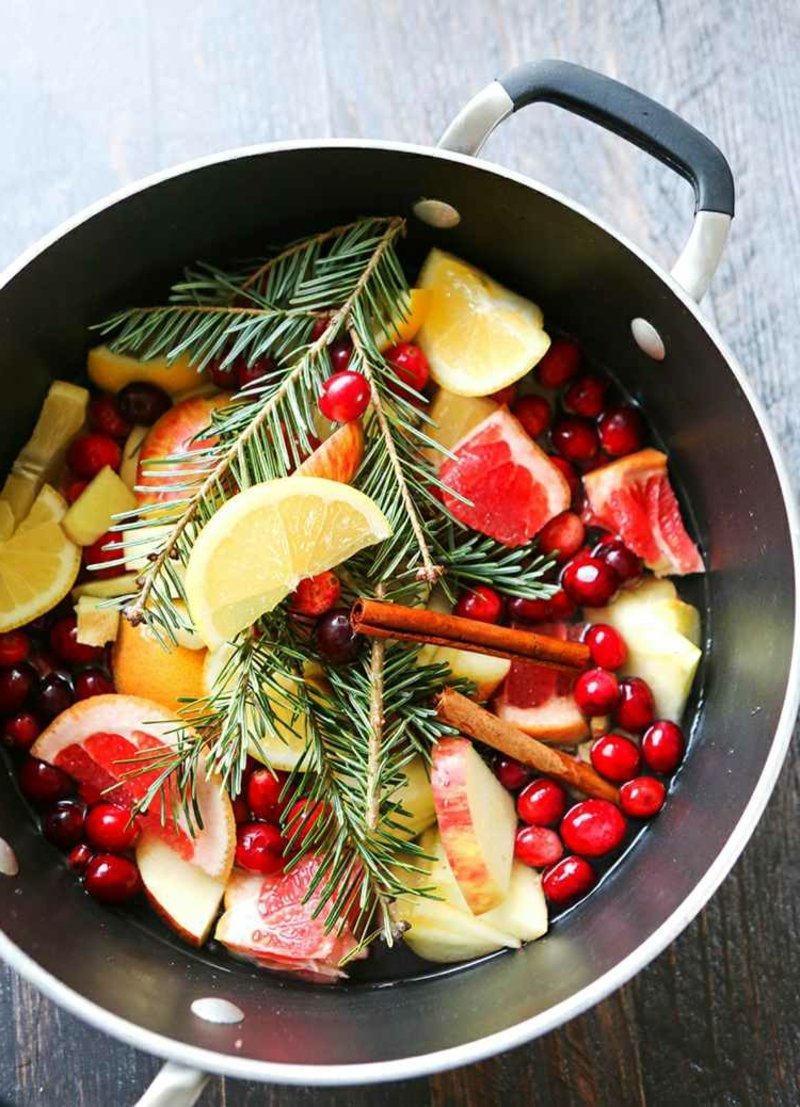 Preparare pot-pourri con frutta fresca e spezie Crea fragranze per ambienti per Natale