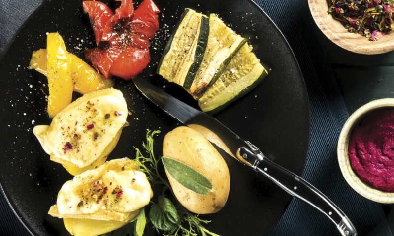 Pripremite raclette s povrćem