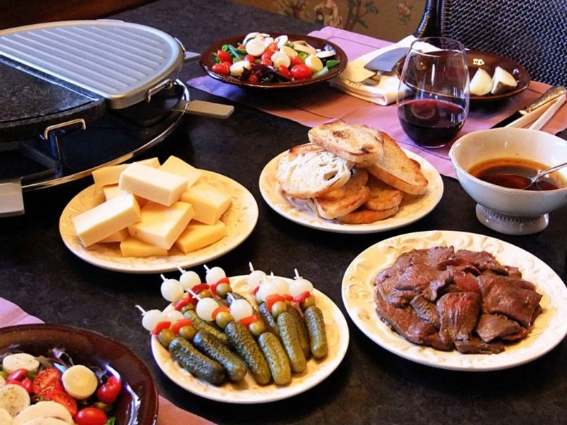 Raclette sastojci za doček Nove godine