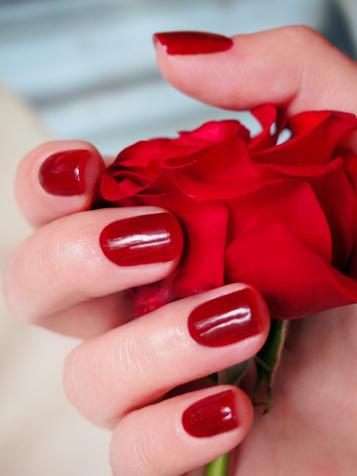 rosso come un classico design delle unghie nail design smalto rosso idee immagini unghie