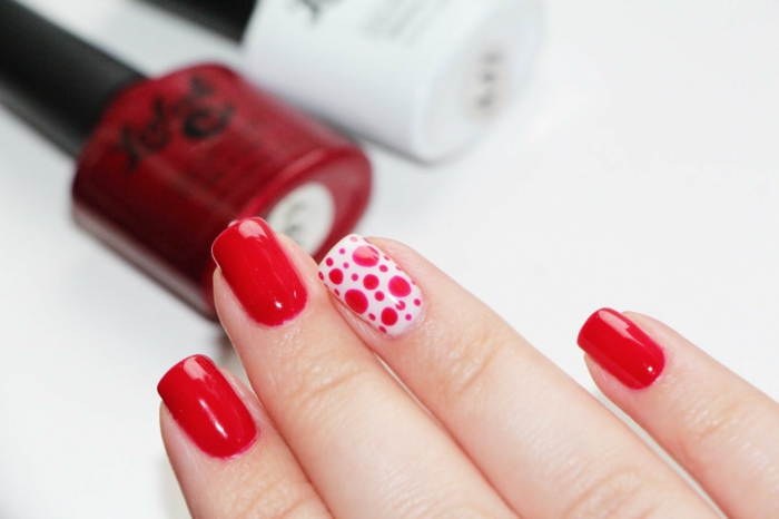 forma delle unghie corte in rosso immagini delle unghie nail design nail design rosso galleria di immagini