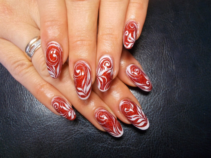 nail design artistico in rosso unghie foto nail design gallery nail design rosso