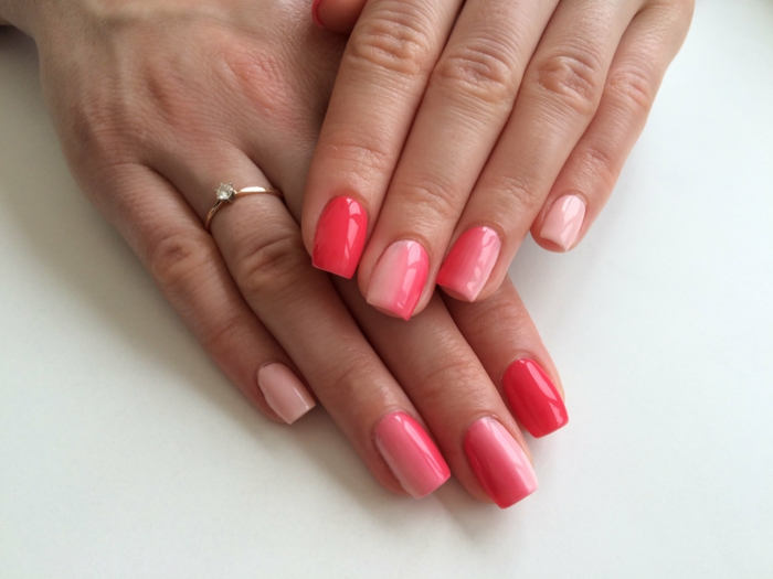 nail design con effetto ombre unghie semplici nail design foto immagini delle unghie