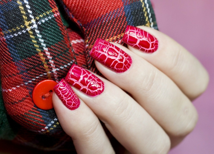 smalto rosso screpolato disegni per unghie disegni per unghie rossi disegni per unghie galleria di immagini