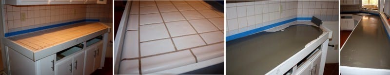 Doe-het-zelf betonnen aanrechtblad