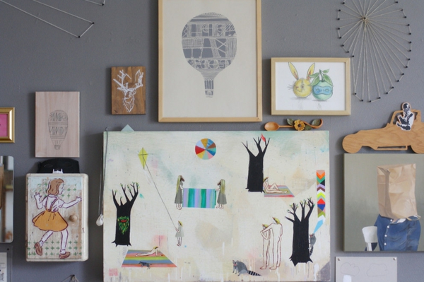 Djeca stvarajte umjetničke slike kod kuće