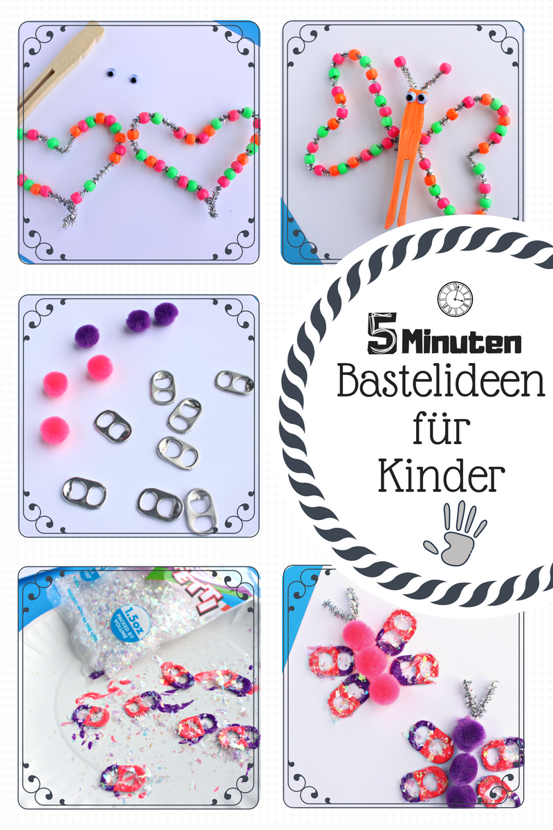 Ideje za rukotvorine za 5 minuta za djecu: leptirići Ideje za rukotvorine za 5 minuta za djecu: leptirići