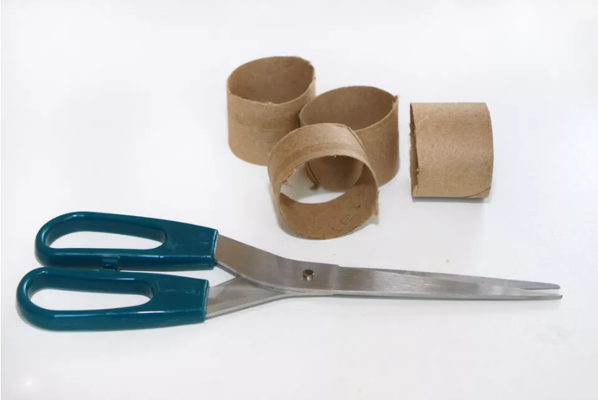 Napravite leptire od role toaletnog papira za djecu