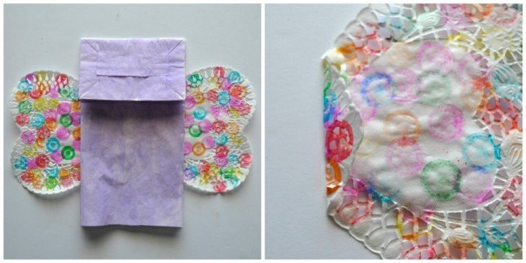 Ručni radovi leptira iz papirnatih vrećica: Upute Ručni radovi leptira iz papirnatih vrećica: Upute