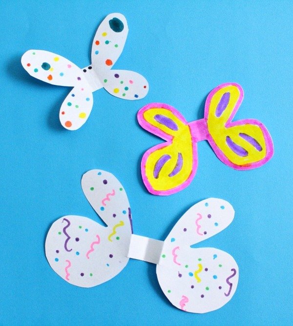 Ručni radovi s djecom: Leptiri ručni radovi sa šablonom leptira za izrezivanje