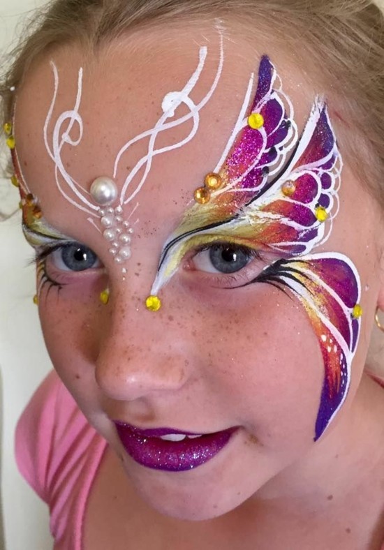 conseils de maquillage carnaval enfants maquillage papillon