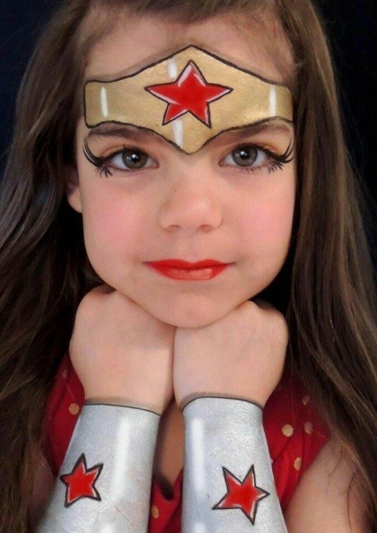 conseils de maquillage carnaval enfants super-héros maquillage
