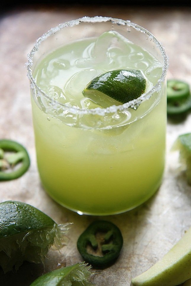 Margarita sa zelenom jabukom! brzi zdravi recepti ukusni recepti jednostavni recepti niskokalorični kokteli zdravi smoothieji