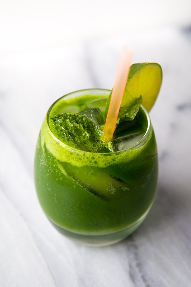 Mocktail od mente i kelja brzi zdravi recepti ukusni recepti jednostavni recepti niskokalorični kokteli zdravi smoothieji