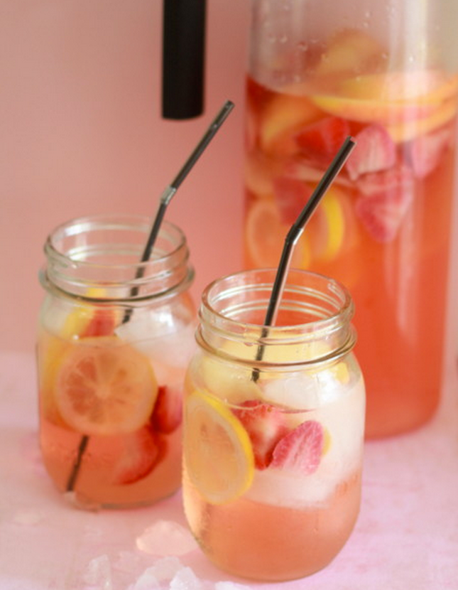 Lemon sangria brzi zdravi recepti ukusni recepti jednostavni recepti niskokalorični kokteli zdravi smoothieji