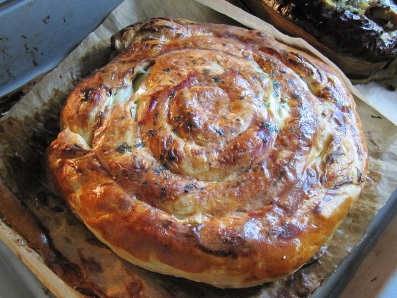 Banitsa - pasta sfoglia con formaggio di pecora Specialità bulgare