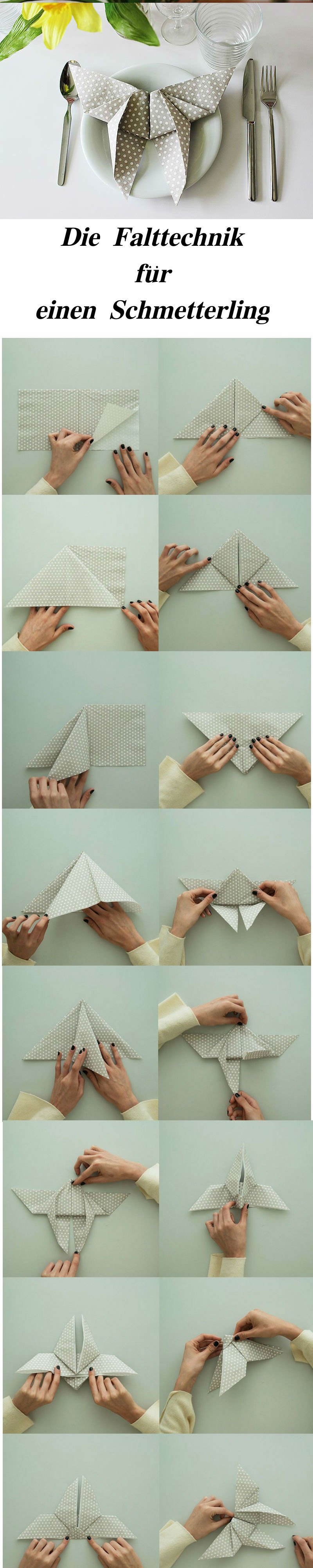 Korak po korak: preklapanje leptira