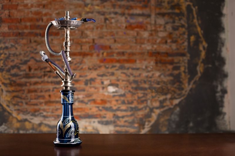 chicha bleu narguilé oriental