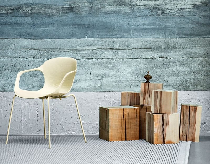 Sedia scandinava in legno da soggiorno Vita scandinava