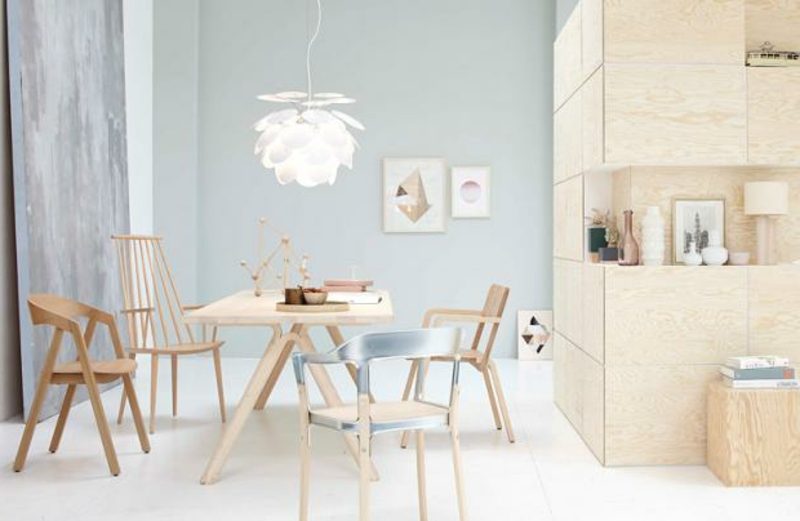 Tavoli scandinavi in legno da soggiorno Vita scandinava