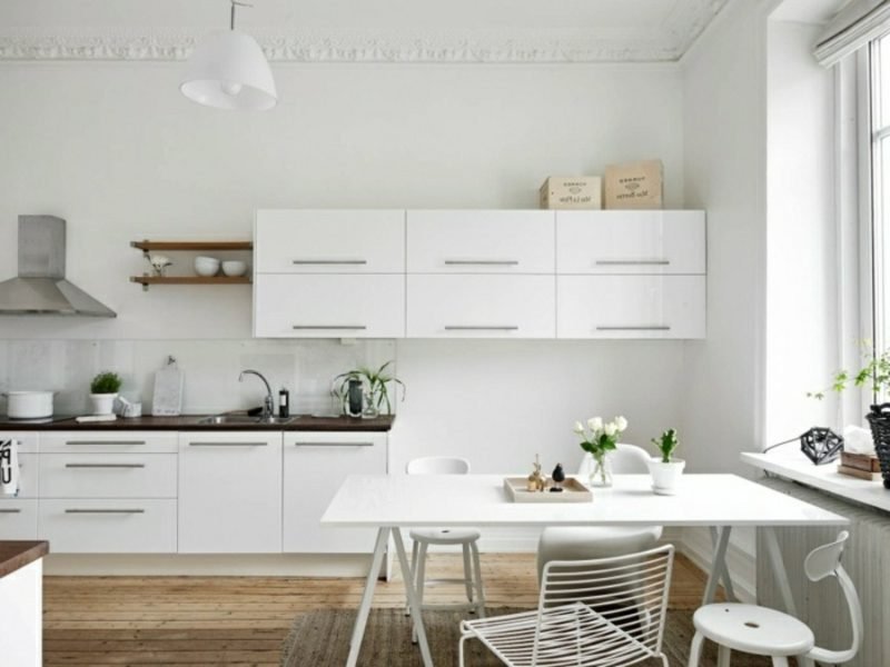 Cucina design scandinavo dal look moderno dai colori neutri Mobili scandinavi cucina look moderno