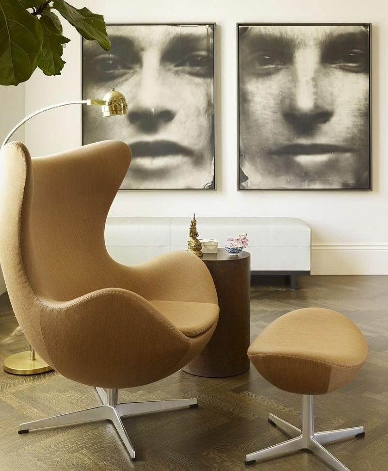 comoda poltrona in beige aspetto moderno foto interessanti Arredamento scandinavo Mobili scandinavi comoda poltrona in beige foto stravaganti sul muro