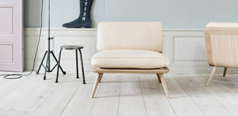 Mobili scandinavi interessanti sedili imbottiti con struttura in legno Mobili scandinavi sedili imbottiti struttura in legno