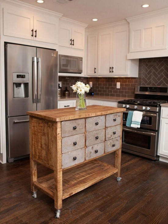 îlot de cuisine bricolage sur roues Idées et astuces uniques pour l'îlot de cuisine bricolage