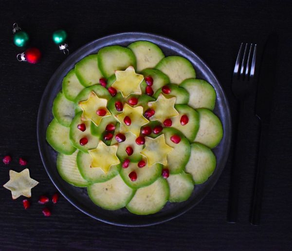 Avocado e semi di melograno - un ottimo antipasto per Natale Avocado e altri pasti