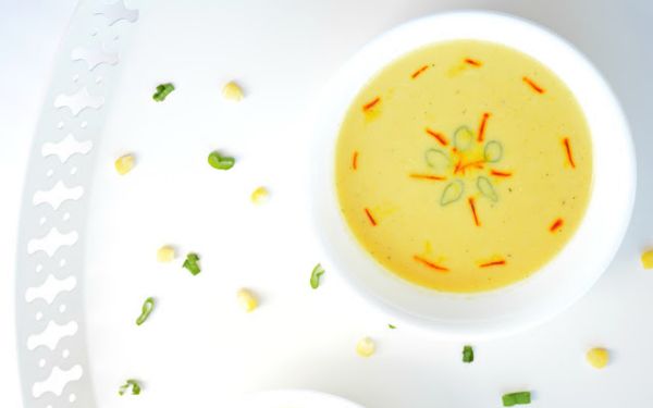 Antipasti di zuppa per Natale con asterischi Zuppe di Natale