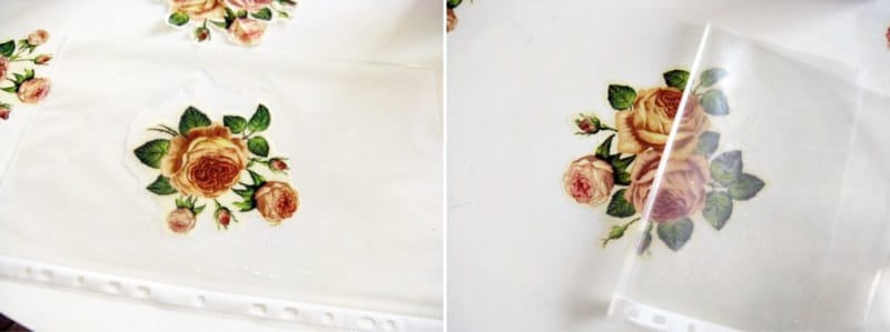 Diy tafel decoupage