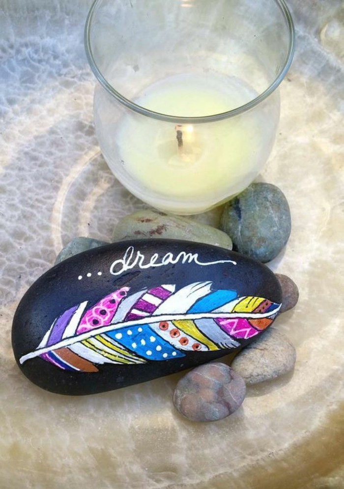 dipingere le pietre che ti decorano