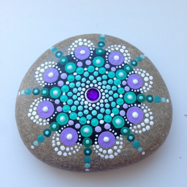 Le belle pietre dipingono le sfumature delle immagini