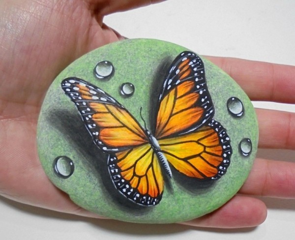 fantastiche idee artigianali fai-da-te dipingono pietre