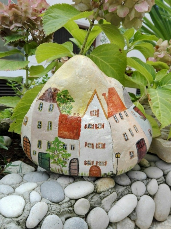 idee per la casa dipingere le pietre