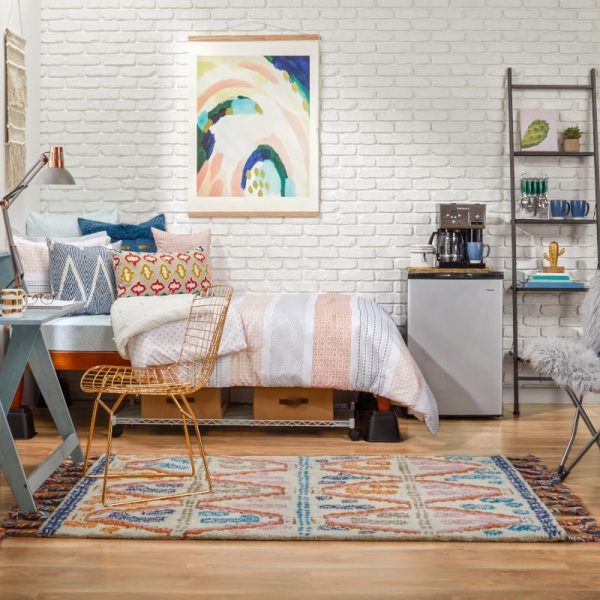 Opremanje studentskih soba - savjeti i ideje za veću produktivnost male studentske sobe boho chic