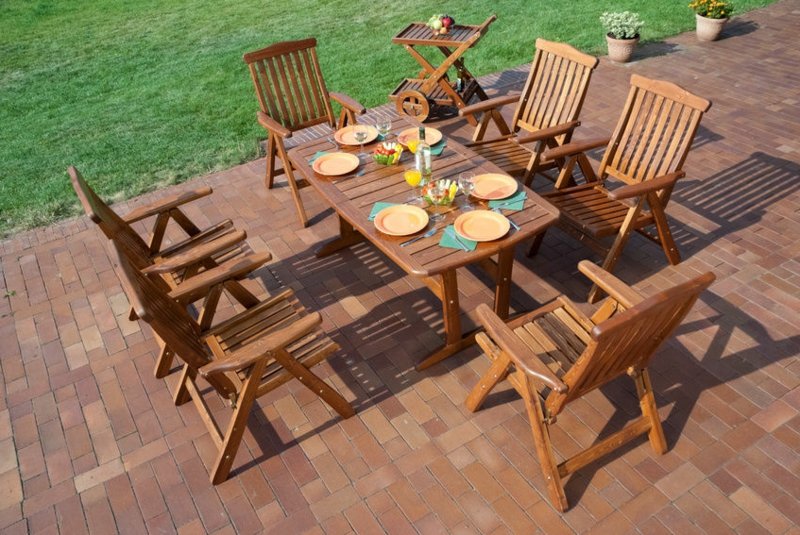 mobile in teak 6 posti