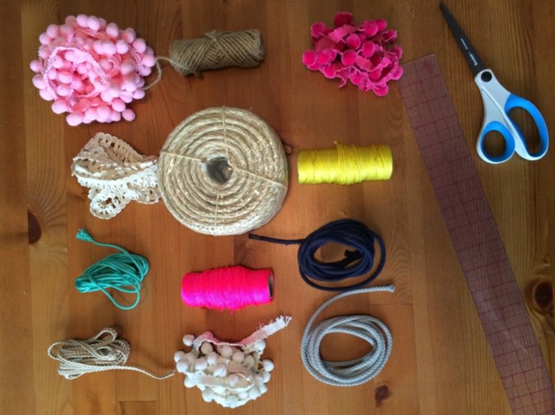 Crea tu stesso i tappeti con i materiali necessari per l'arredamento