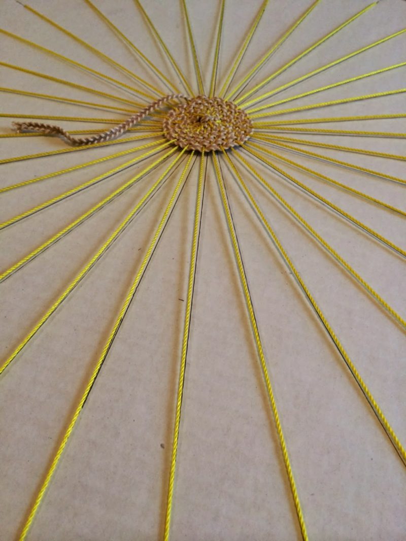 Fai da te un tappeto di grandi idee a forma circolare