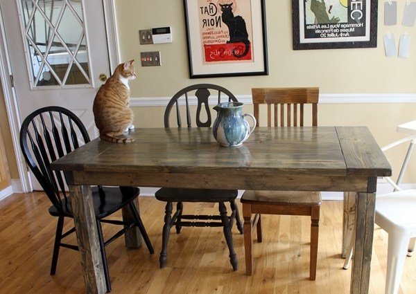 Építsd meg magad az asztalt Utasítások Építsd meg saját étkezőasztalodat Építsd meg saját, fából készült asztalod diy étkezőasztal