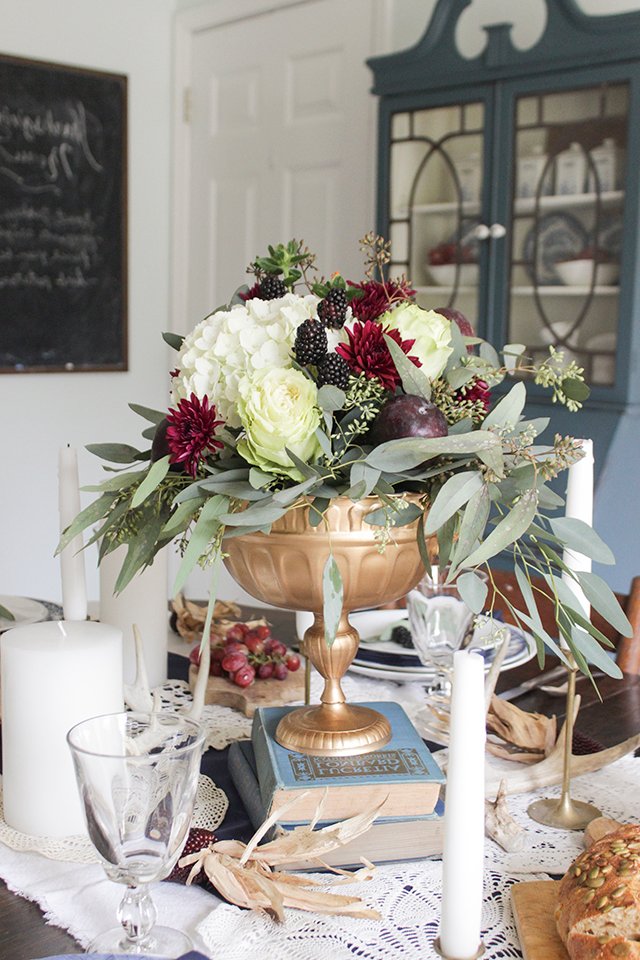 Idées de table d'automne et ambiance : vase à fleurs Idées de table d'automne et ambiance : vase à fleurs