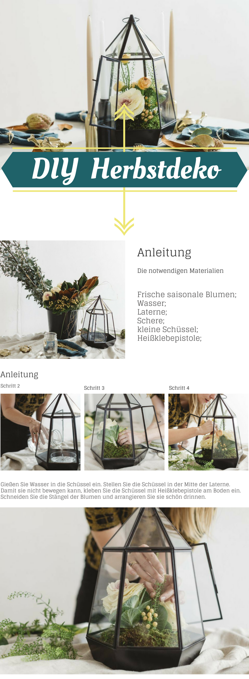 Idées de table et ambiance: Décorations d'automne DIY comme décorations de table Idées de table et ambiance: Décorations d'automne DIY comme décorations de table