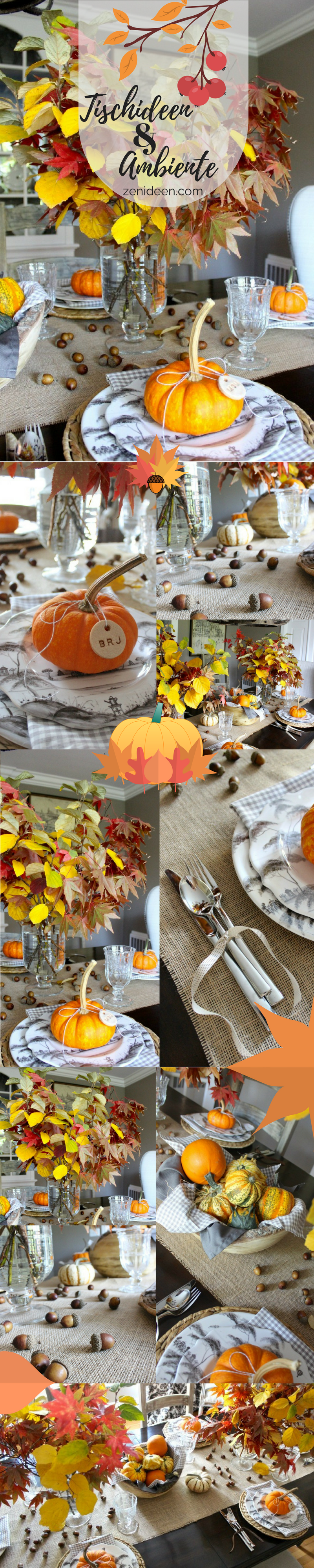 Idées de table d'automne et ambiance Idées de table d'automne et ambiance