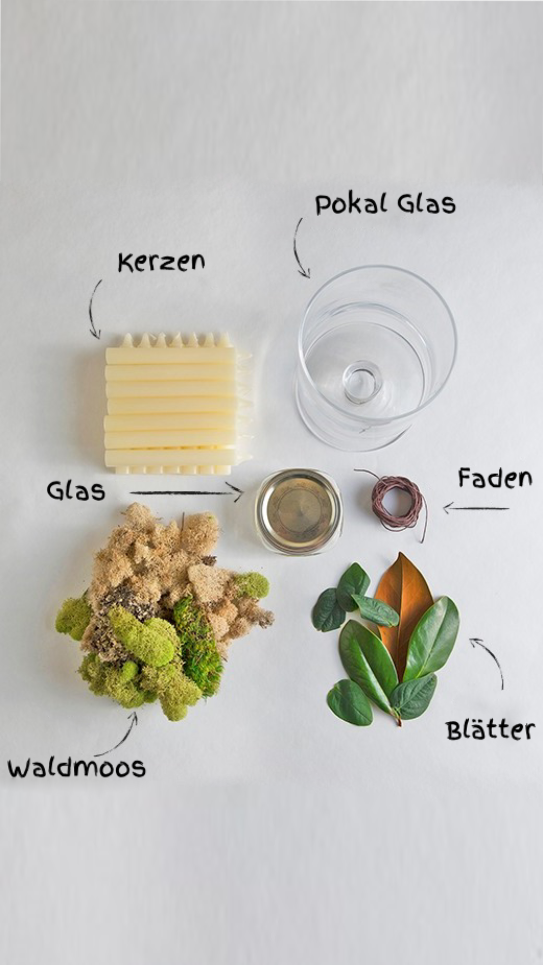 Idées de table et ambiance : bougeoirs DIY comme décorations d'automne sur la table Idées de table et ambiance : bougeoirs DIY comme décorations d'automne sur la table