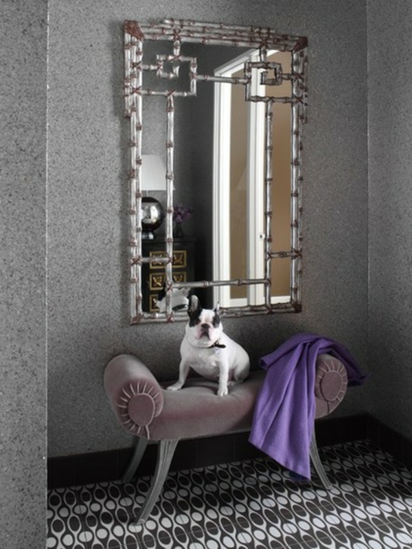 Odlična ideja interijera za klupu za pse Odlična unutarnja klupa za pse