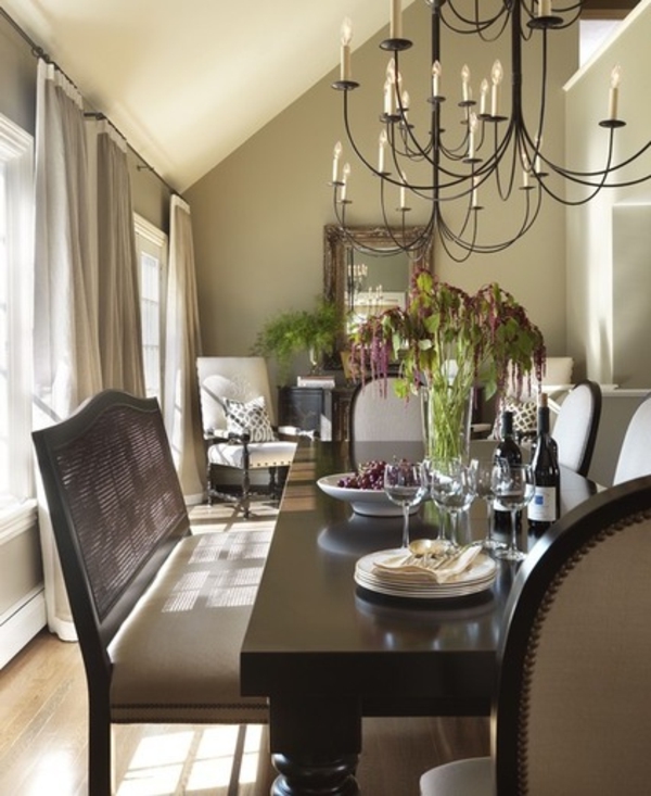 Odlična ideja za stolnu stolicu s lusterima Izvanredna stolna stolica s lusterima