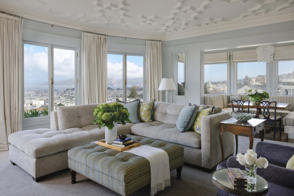 Odlična ideja prozora za stol s kaučem za interijer Odličan unutarnji prozor na kauču