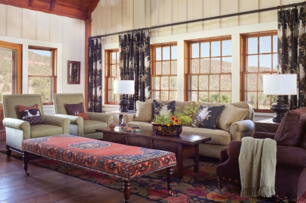 Odlična ideja interijera za kauč na kauč Odlična unutarnja kauč stolna kauč lampa